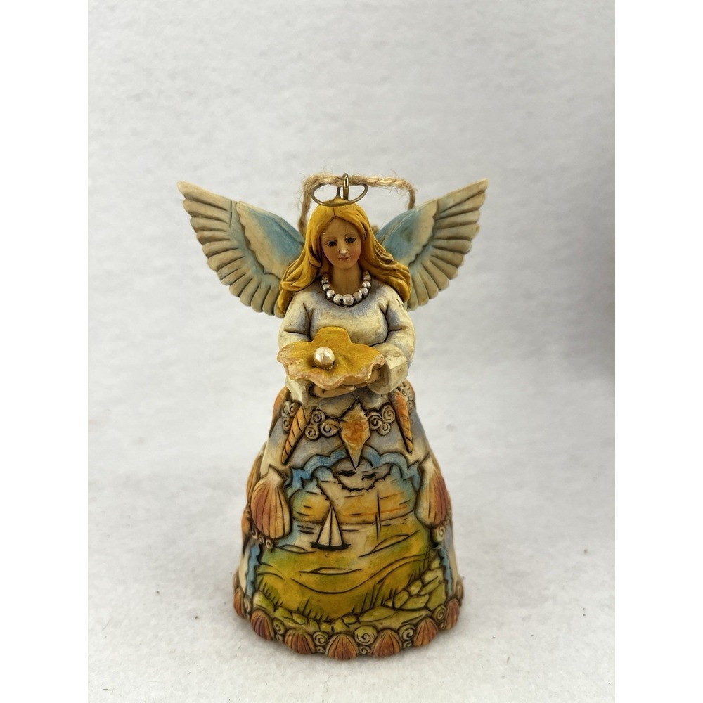 2003 Jim Shore Blonde Angel Safekeeper Seas Seashore Heartwood Creek- 4.5"‎